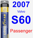 Passenger Wiper Blade for 2007 Volvo S60 - Assurance