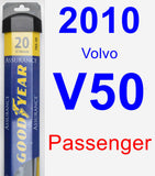 Passenger Wiper Blade for 2010 Volvo V50 - Assurance