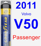 Passenger Wiper Blade for 2011 Volvo V50 - Assurance