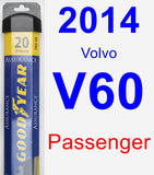 Passenger Wiper Blade for 2014 Volvo V60 - Assurance