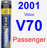 Passenger Wiper Blade for 2001 Volvo V70 - Assurance