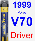 Driver Wiper Blade for 1999 Volvo V70 - Assurance