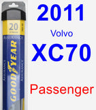 Passenger Wiper Blade for 2011 Volvo XC70 - Assurance