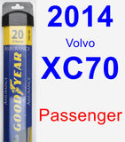 Passenger Wiper Blade for 2014 Volvo XC70 - Assurance