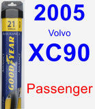 Passenger Wiper Blade for 2005 Volvo XC90 - Assurance