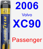 Passenger Wiper Blade for 2006 Volvo XC90 - Assurance