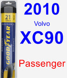 Passenger Wiper Blade for 2010 Volvo XC90 - Assurance