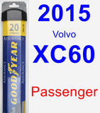 Passenger Wiper Blade for 2015 Volvo XC60 - Assurance