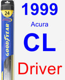 Driver Wiper Blade for 1999 Acura CL - Hybrid