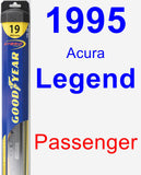 Passenger Wiper Blade for 1995 Acura Legend - Hybrid