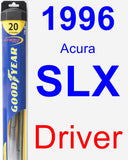Driver Wiper Blade for 1996 Acura SLX - Hybrid