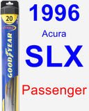 Passenger Wiper Blade for 1996 Acura SLX - Hybrid