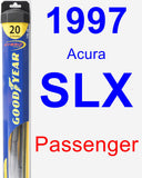 Passenger Wiper Blade for 1997 Acura SLX - Hybrid