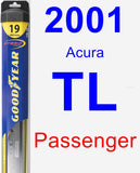 Passenger Wiper Blade for 2001 Acura TL - Hybrid