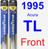 Front Wiper Blade Pack for 1995 Acura TL - Hybrid