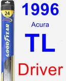 Driver Wiper Blade for 1996 Acura TL - Hybrid