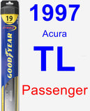 Passenger Wiper Blade for 1997 Acura TL - Hybrid