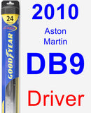 Driver Wiper Blade for 2010 Aston Martin DB9 - Hybrid