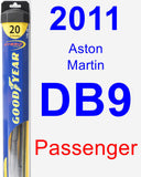Passenger Wiper Blade for 2011 Aston Martin DB9 - Hybrid