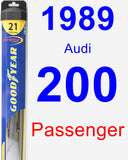 Passenger Wiper Blade for 1989 Audi 200 - Hybrid
