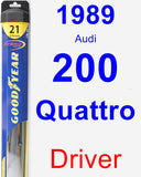 Driver Wiper Blade for 1989 Audi 200 Quattro - Hybrid