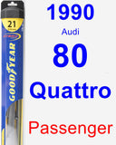 Passenger Wiper Blade for 1990 Audi 80 Quattro - Hybrid