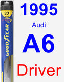 Driver Wiper Blade for 1995 Audi A6 - Hybrid