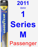 Passenger Wiper Blade for 2011 BMW 1 Series M - Hybrid