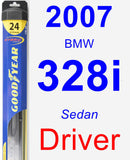 Driver Wiper Blade for 2007 BMW 328i - Hybrid