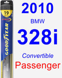 Passenger Wiper Blade for 2010 BMW 328i - Hybrid