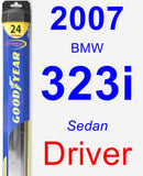 Driver Wiper Blade for 2007 BMW 323i - Hybrid