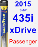 Passenger Wiper Blade for 2015 BMW 435i xDrive - Hybrid