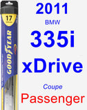 Passenger Wiper Blade for 2011 BMW 335i xDrive - Hybrid