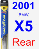 Rear Wiper Blade for 2001 BMW X5 - Hybrid