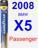 Passenger Wiper Blade for 2008 BMW X5 - Hybrid