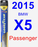 Passenger Wiper Blade for 2015 BMW X5 - Hybrid