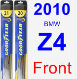 Front Wiper Blade Pack for 2010 BMW Z4 - Hybrid