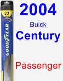 Passenger Wiper Blade for 2004 Buick Century - Hybrid