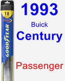 Passenger Wiper Blade for 1993 Buick Century - Hybrid