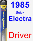 Driver Wiper Blade for 1985 Buick Electra - Hybrid