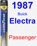Passenger Wiper Blade for 1987 Buick Electra - Hybrid