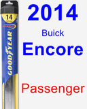 Passenger Wiper Blade for 2014 Buick Encore - Hybrid