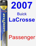 Passenger Wiper Blade for 2007 Buick LaCrosse - Hybrid