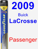 Passenger Wiper Blade for 2009 Buick LaCrosse - Hybrid