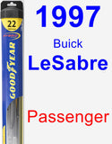 Passenger Wiper Blade for 1997 Buick LeSabre - Hybrid