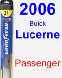Passenger Wiper Blade for 2006 Buick Lucerne - Hybrid