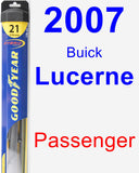 Passenger Wiper Blade for 2007 Buick Lucerne - Hybrid