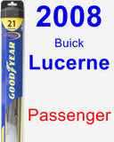 Passenger Wiper Blade for 2008 Buick Lucerne - Hybrid