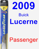 Passenger Wiper Blade for 2009 Buick Lucerne - Hybrid