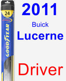 Driver Wiper Blade for 2011 Buick Lucerne - Hybrid